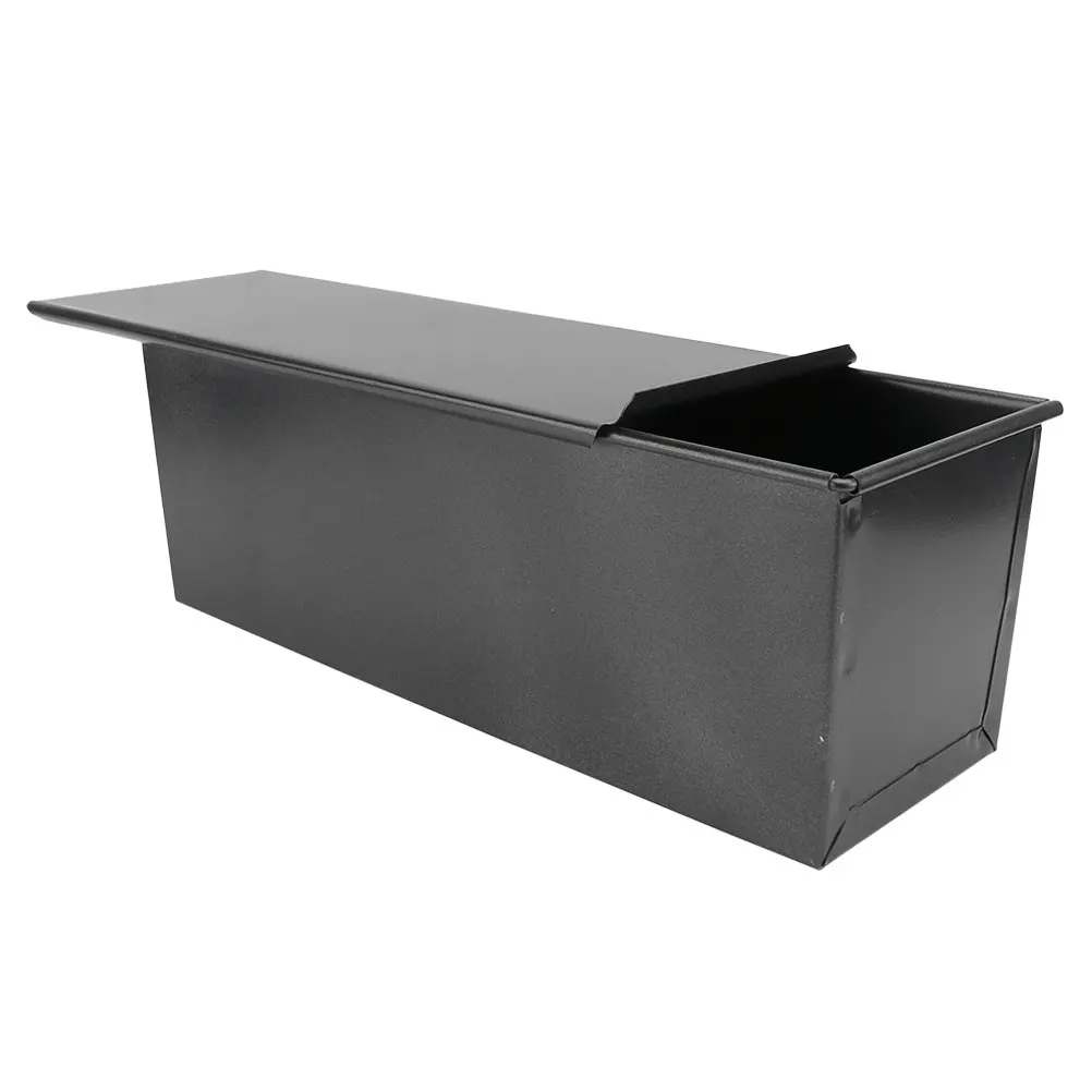 

Household Sliding Toast Box Loaf Pan Baking Pans with Lids Carbon Steel Covered Bread