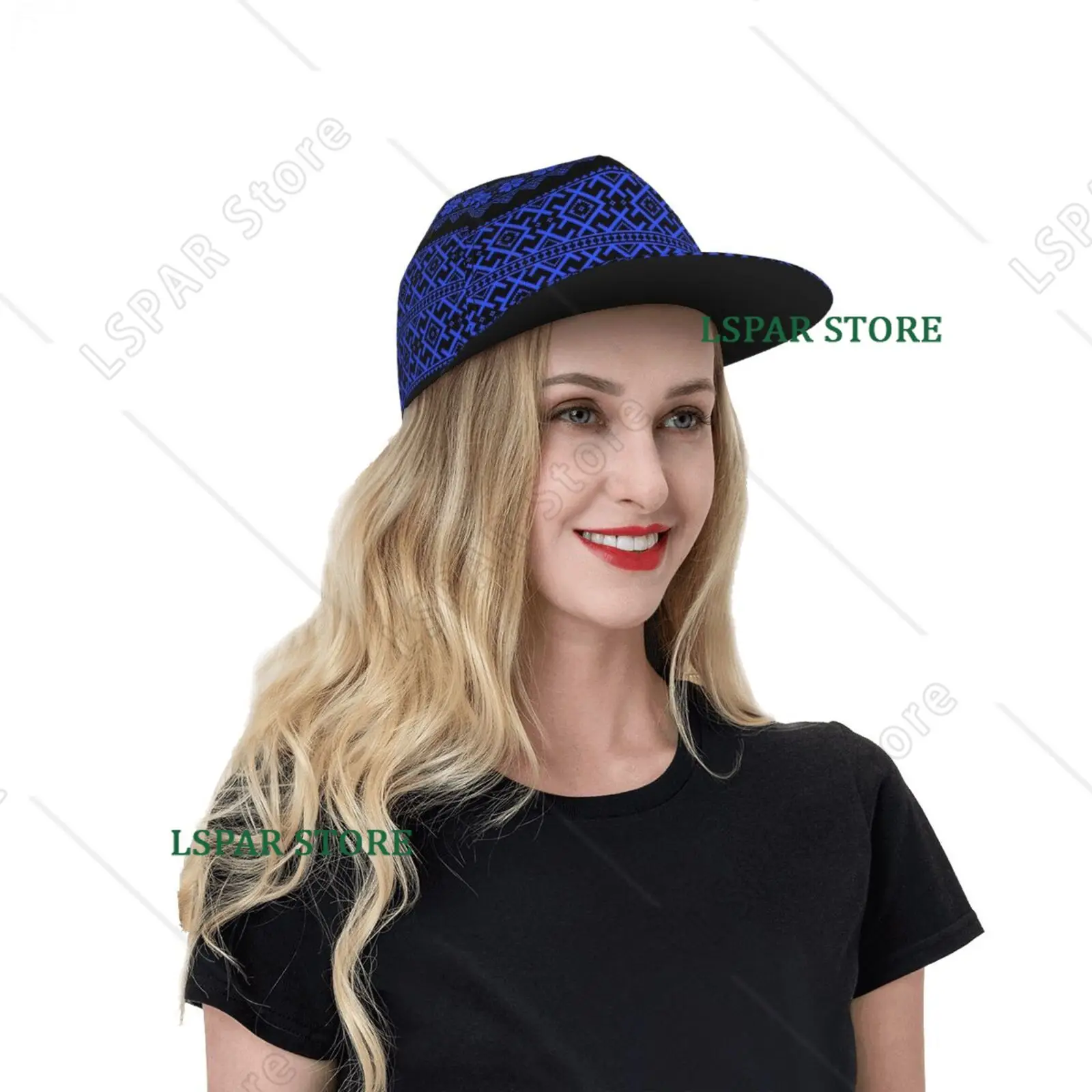 Ukraine Belarus Ethnic Style Flat  Hat Street Skateboarding Hip Hop Hat Outdoor Leisure Sunshade Baseball Hat Universal