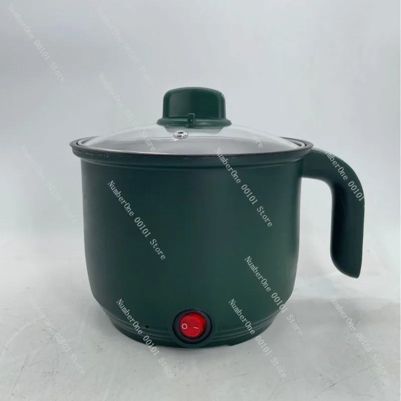 EU/US Plug Multi-Function Electric Cooker: Mini Hot Pot, Noodle Pot, Fry Pan for Student Dorm & Home Use