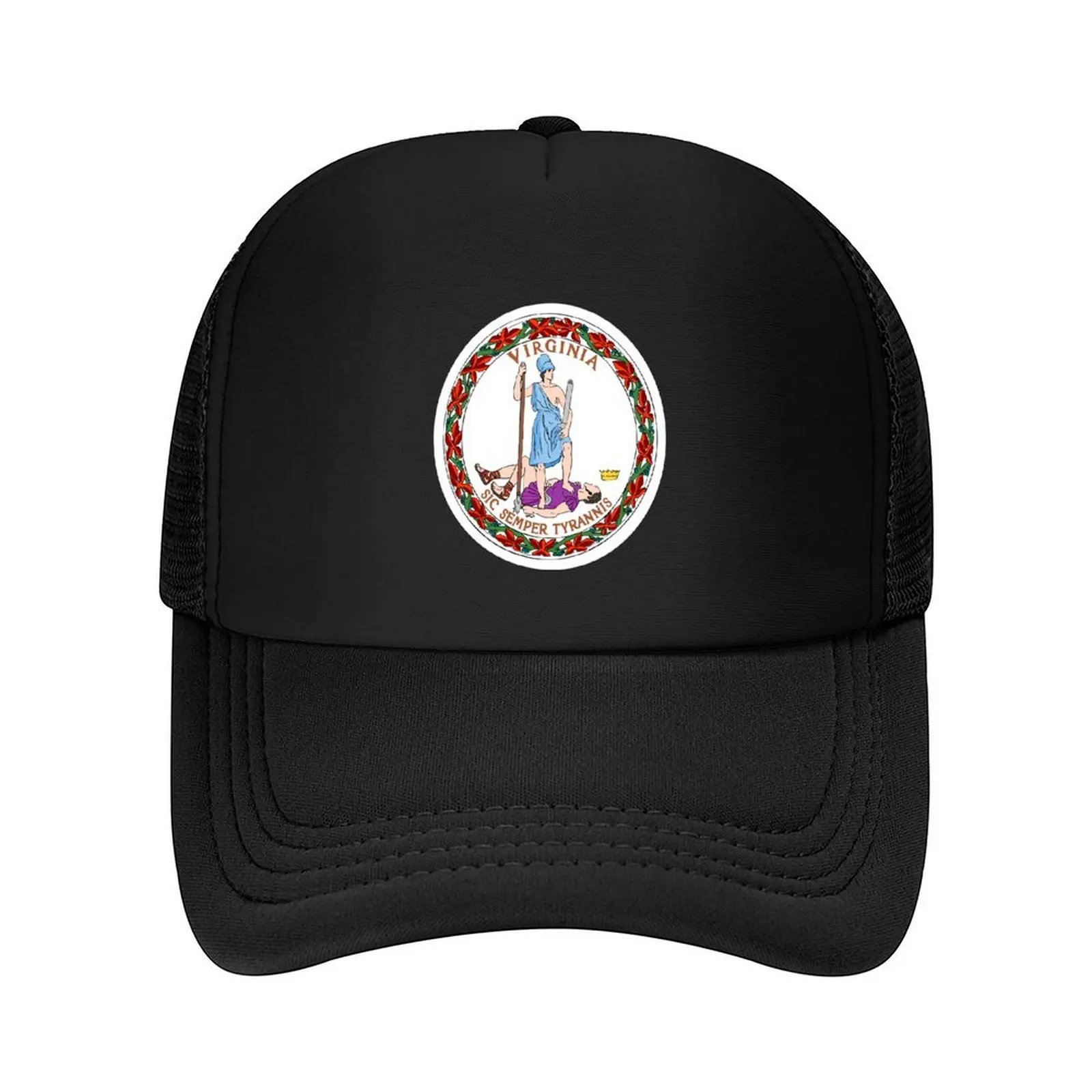 

The Virginian (Flag of the State of Virginia) Baseball Cap Ball Cap |-F-| Hat Man For The Sun Beach Bag Men's Hats Women's