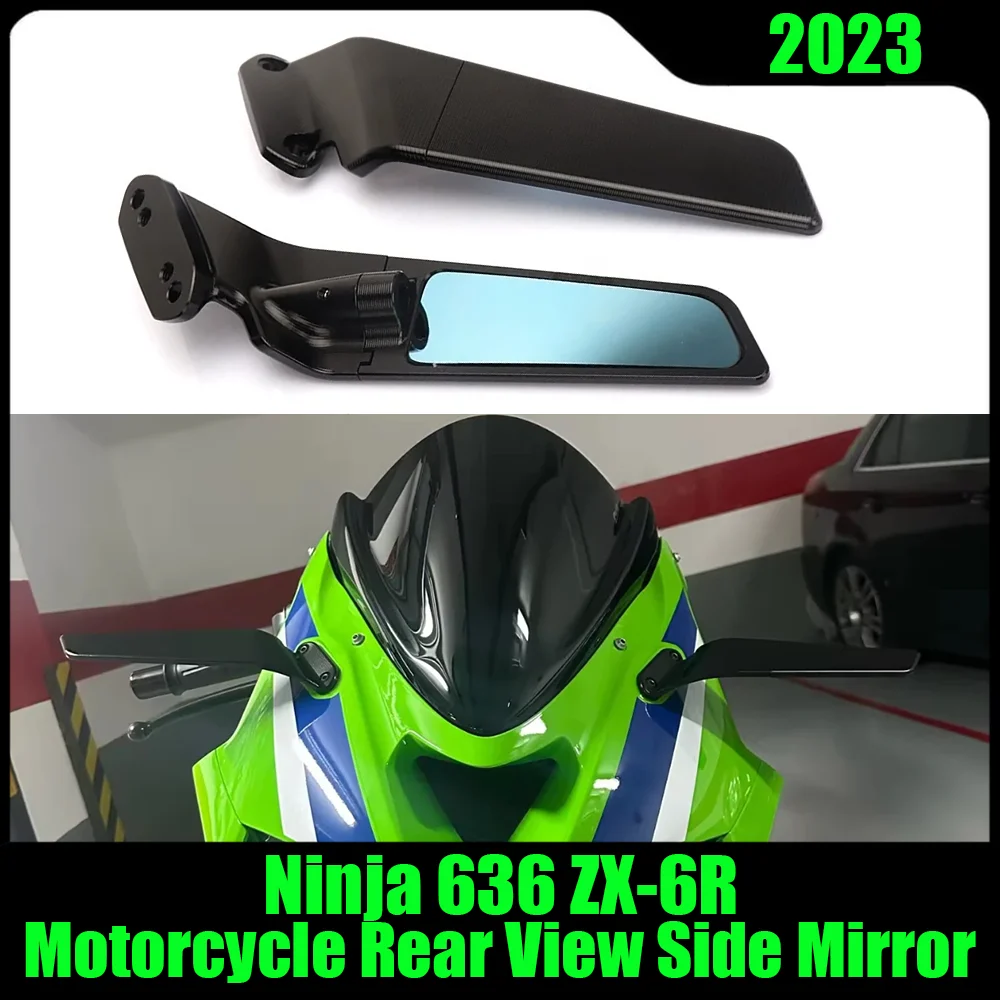 

2023 Ninja 636 ZX-6R CNC Mirror For Kawasaki Ninja636 ZX-6R Accessories Ninja 636 ZX6R Motorcycle Rear View Side Mirror