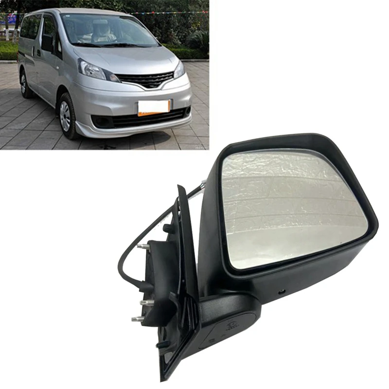 Auto Outer Rearview Side Mirror For NISSAN NV200 2010 2011 2012 2013 2014 2015 2016 2017 2018 5-PINS