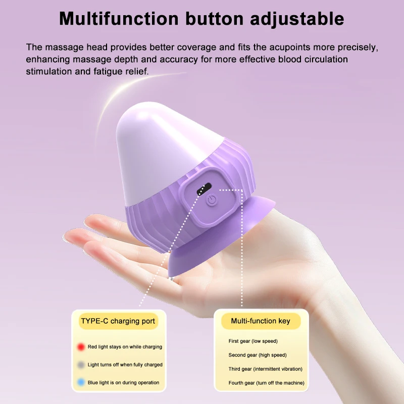 Electric Suction Cup Vibrating Fascia Massage Ball Deep Tissue for Foot Plantar Fasciitis Back Shoulder Neck Muscle Pain Relief - view 4