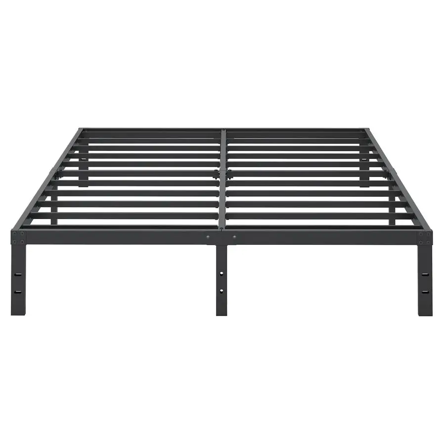 

Inch King Size Bed Frame, Platform Metal Bed Frame King Heavy Duty Steel Slat Mattress Foundation, No Box Spring Needed, Easy A