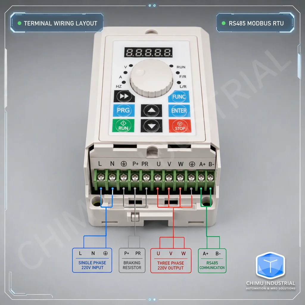【CHIMU INDUSTRIAL】1.1KW Mini V - Spindle Motor ulasan dan harga
