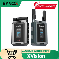 SYNCO XVision HD Wireless Video Transmission System 1080P60 UVC Streaming 80ms Low Latency Zero Noise for Camera/Smartphone/PC