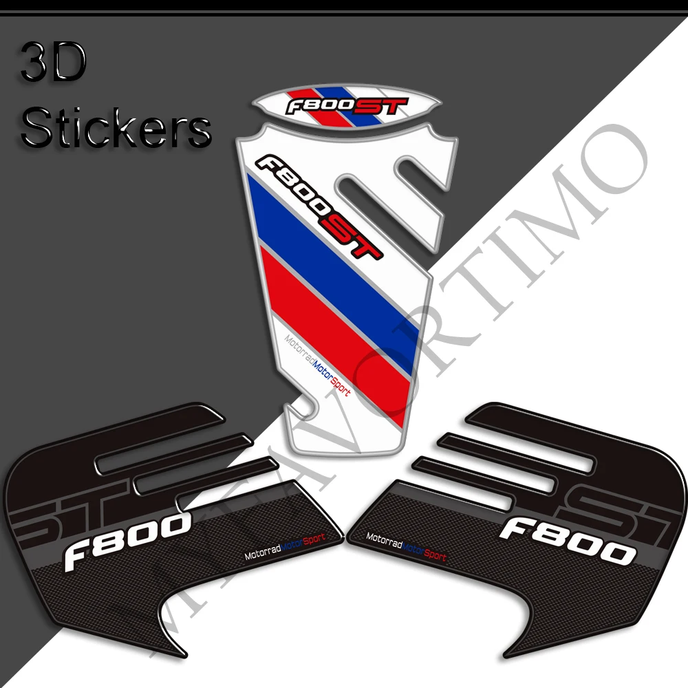 For BMW F800ST F800 F 800 S ST F800S Tank Pad TankPad Grips Stickers Decals Protection Protector Gas Fuel Oil Kit Knee