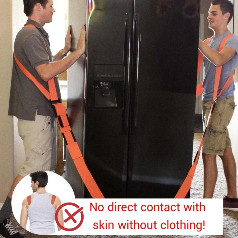 2-شخص الأثاث تتحرك الأشرطة قابل للتعديل رفع حزام الكتف ل أريكة فراش الأجهزة الحبال رفع الحبل حزام متحرك