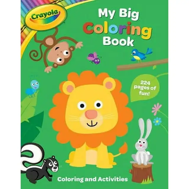 

BUZZPOP: Crayola: My Big Coloring Book (книжка-раскраска Crayola My Big для детей) (мягкая обложка)