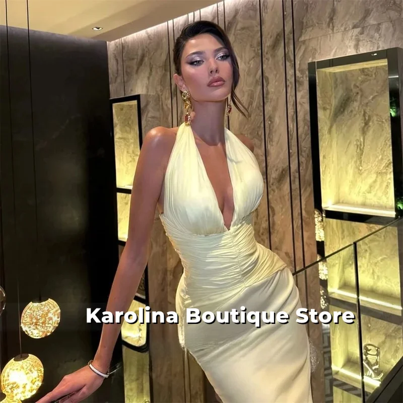 فساتين سهرة فاخرة حورية البحر 2025 امرأة مخصصة باللون الأصفر فيستدوس دي فيستا فستان حفلة موسيقية نسائي 2025 خارج الكتف مثير #3