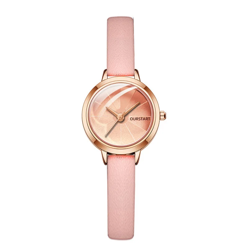 New watch for female niche, high-end and versatile, creative student party style, college style, creative watch for women