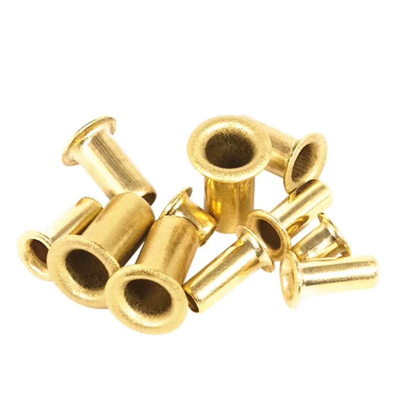 

50pcs M5 M6 hollow rivet copper Hollow Rivet Brand Double-sided Circuit Board PCB vias nails