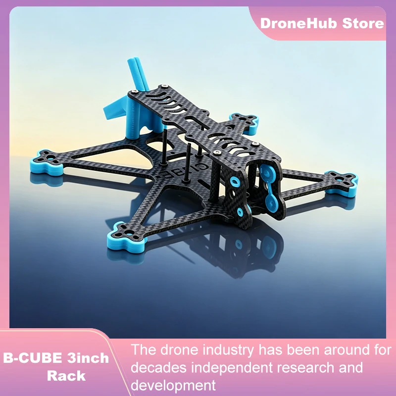 B-CUBE 3inch FPV Drone Frame Kit Carbon Fiber Racing Drone Quadcopter INAV Beatflight F722 F745 Ardupilot Flight Control view 6