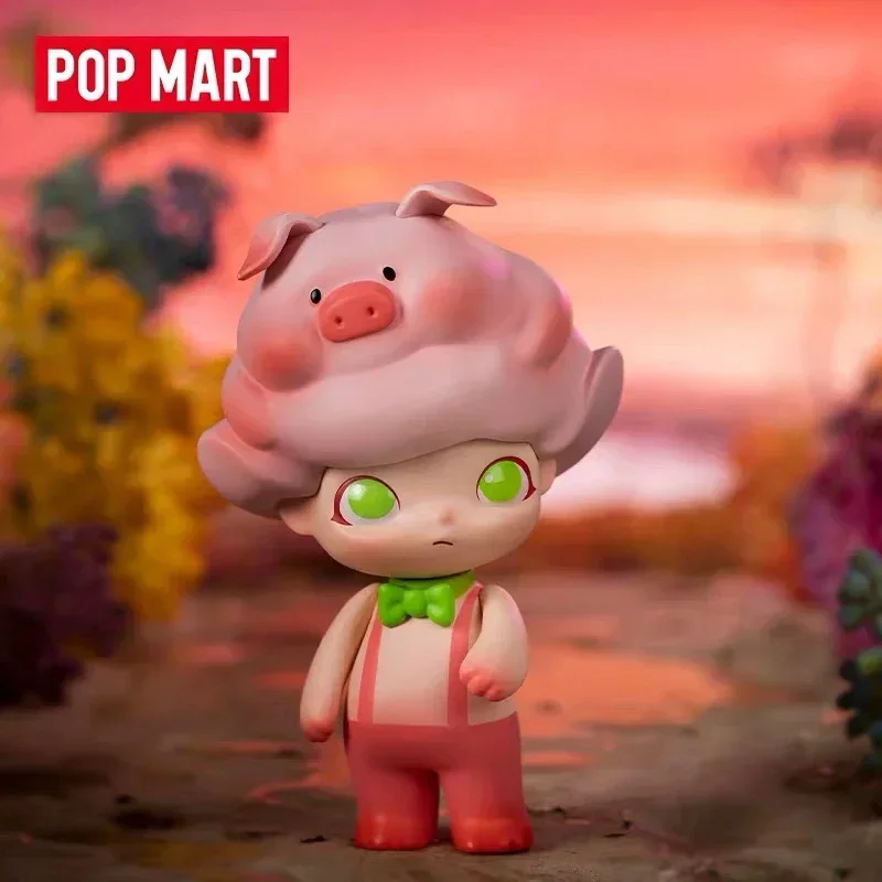 Caja ciega de la serie de animales perdidos Pop Mart Dimoo, bolsa de adivinación, caja misteriosa, juguetes, figura de Anime, muñeca, adornos de escritorio bonitos, colección de regalos