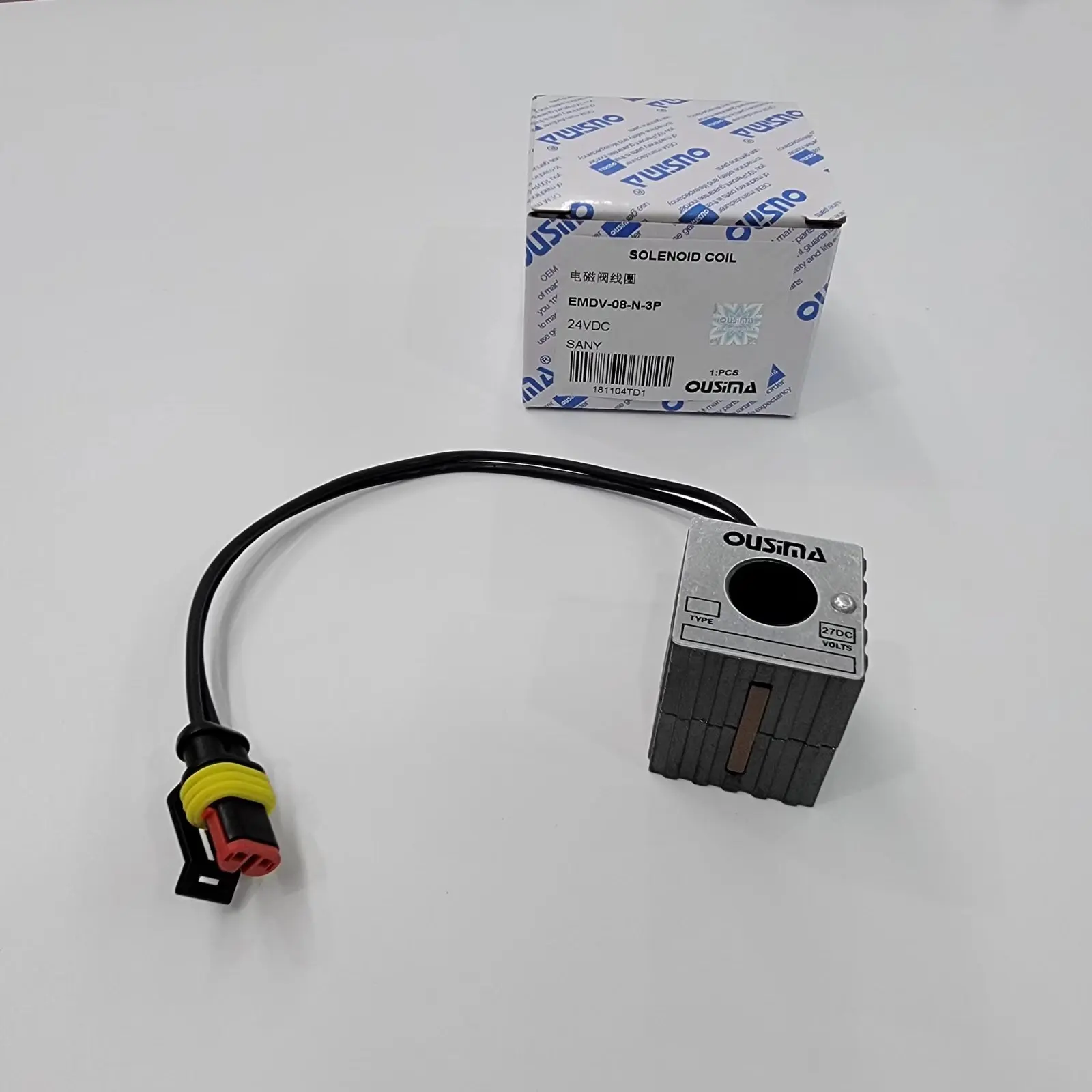 

Электромагнитная катушка клапана OUSIMA EMDV-08-N-3P 24VDC для экскаваторов SANY