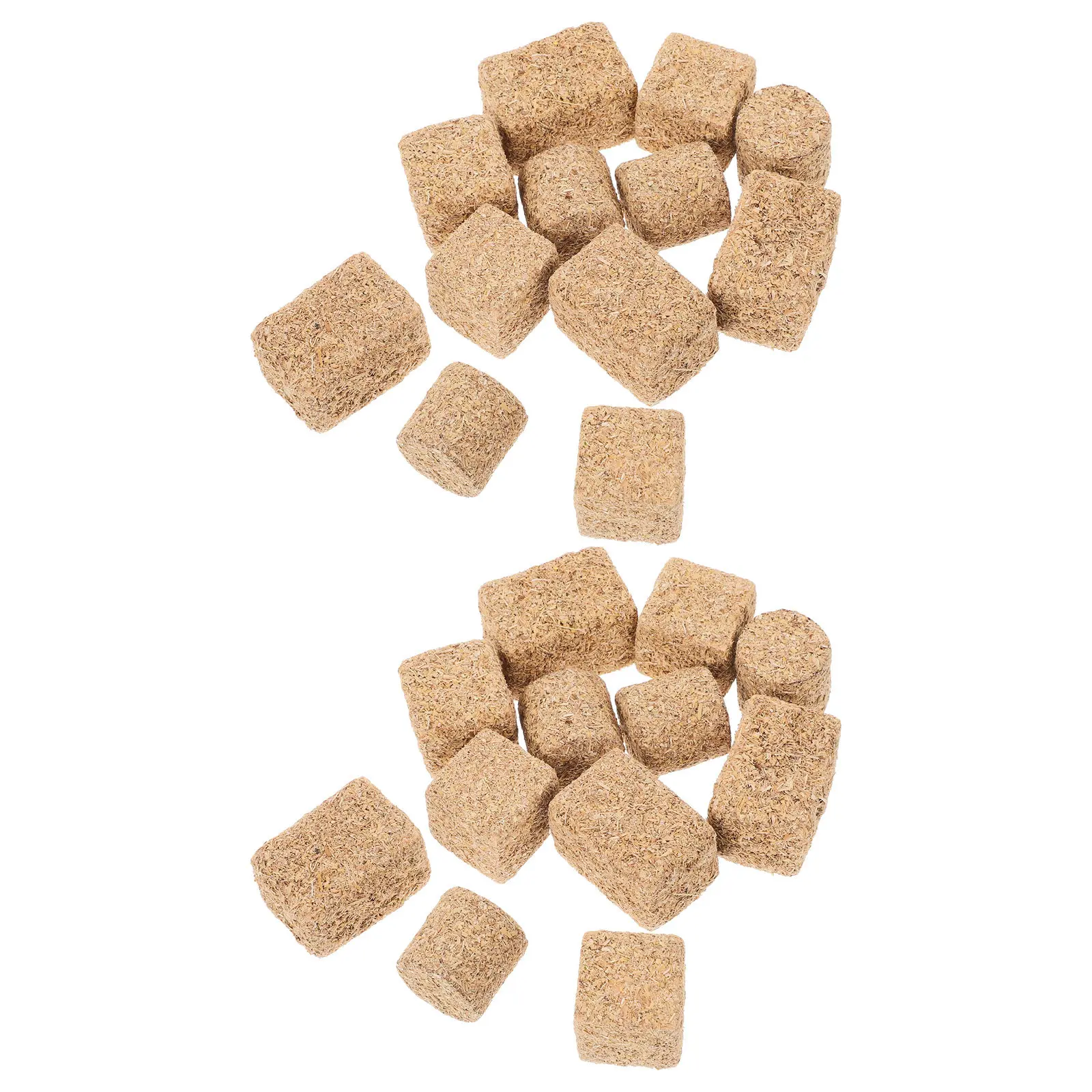 

24Pcs Miniature Hay Bales Faux Straw Bundles Realistic Mini Hay Bales for Crafting Mini Western Farm Decoration Autumn
