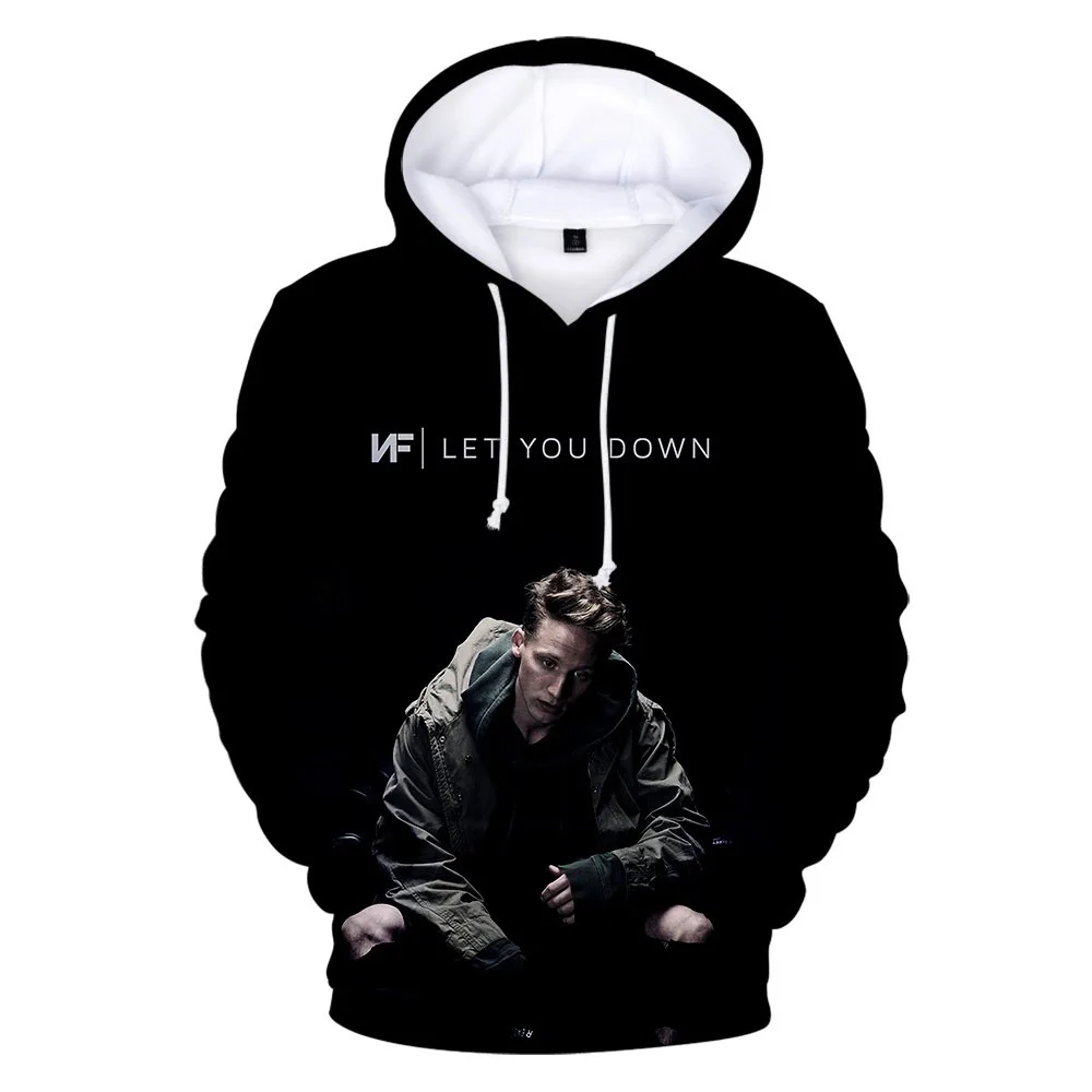 2023 Hot Sale NF 3D Print Hoodies Nf Let You Down (What Wea Are) Hooded Sweatshirts Men Women Clothing Super Star NF Hoodie