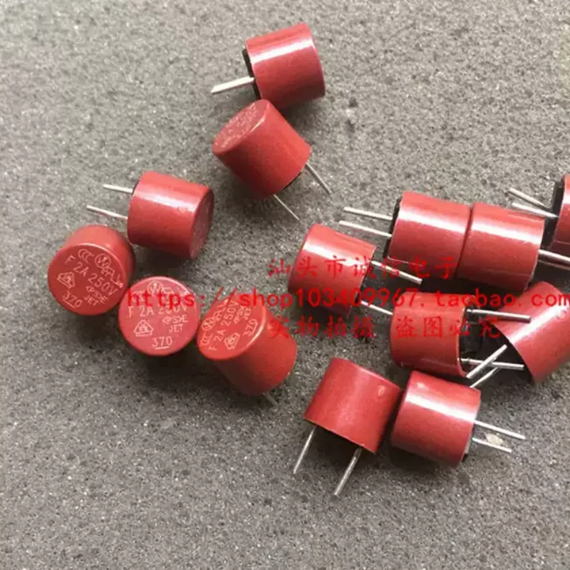 5-100pcs 370 F2A 250V brand new 370 series circular fuse 370 F2A250V fast melting and breaking