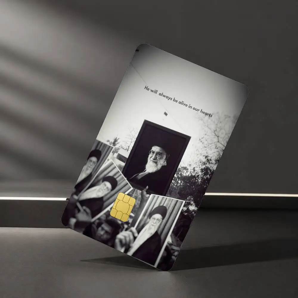 COOL For RIP Ali Khamenei I-Iranian Iran Sticker Film Tape Skin for Credit Card Debit Card Waterproof Stickers