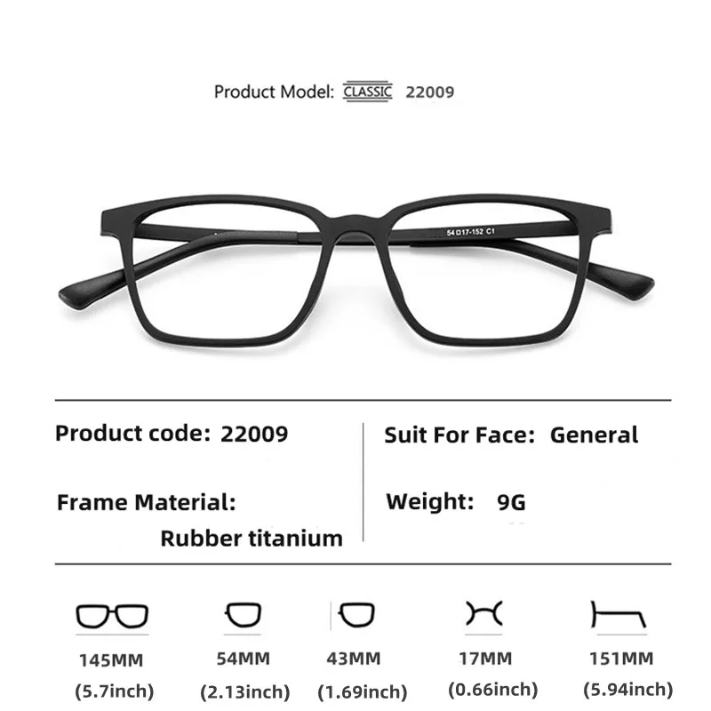 Hohe Qualität Reinem Titan Männer Anti Blau Licht Presbyopie Brillen Lesebrille mit Dioptrien 100 150 200 250 300 350 400 – Detail 7