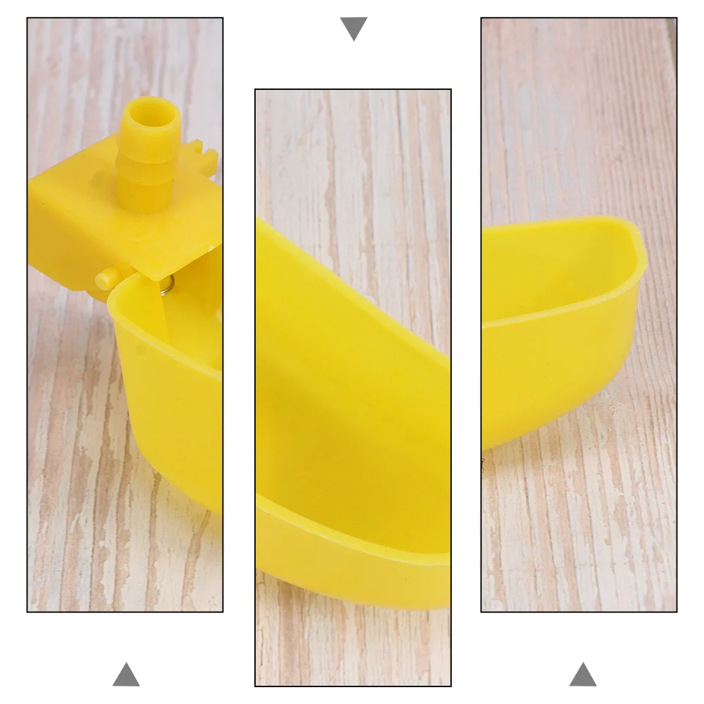 

10 PCS Drinking Fountain Automatic Pet Chicken Water Dispenser Plastic Pigeon Bowl