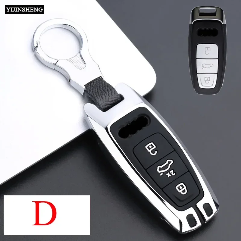 Car Key Fob Cover Case for Audi Q7 Quattro A8 Quattro A1 A3 8P A4 A5 A6 A7 S3 S4 S5 S7 S8 R8 Q2 Q3 Q5 Q8 TT RS3 RS6 TTRS Etron