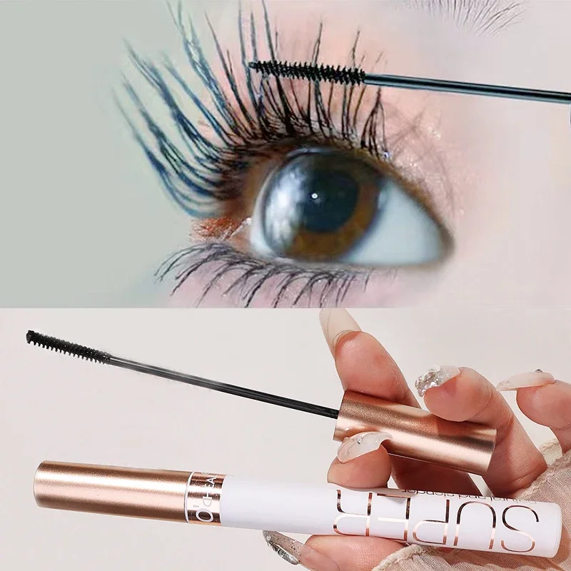 InjFiber-Mascara naturel avec petite tête de brosse ultra fine, étanche, anti-transpiration, sans bavures, optique de curling, cosmétiques pour les yeux