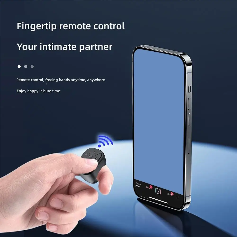 Bluetooth Camera Remote Control Shutter Scroller Clicker for TikTok Scrolling Bluetooth 5.3 Page Turner for Kindle