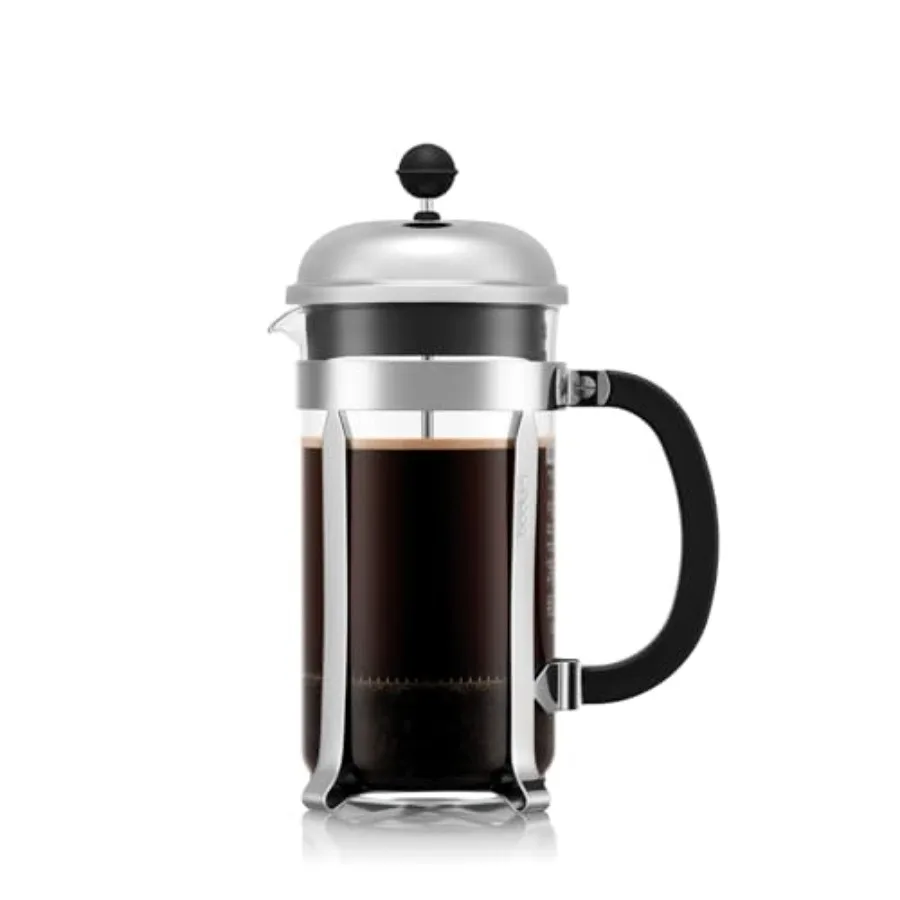 

Кофеварка French Press Chambord из высокотемпературного боросиликатного стекла и нержавеющей стали, производство Португалия