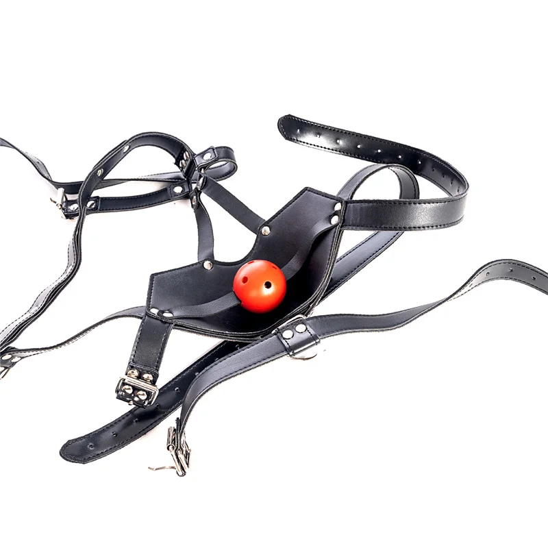 Sexy pu Leder geschirr Maske Fetisch Bandage Kopf maske Kapuze Erwachsenen Halloween Party Cosplay Spiele aushöhlen Haube Junge Gesichts maske