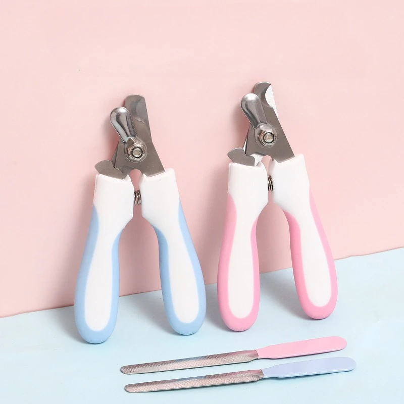 مقص أظافر الحيوانات الأليفة مع المنجل مقص أظافر كلب كبير من الفولاذ المقاوم للصدأ مقص أظافر مقص متعدد الوظائف تيدي كات