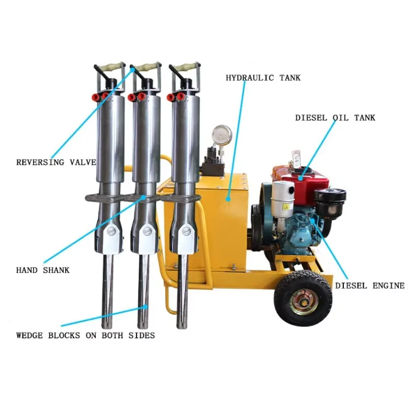 Mining Demolition Equipment Hydraulic Rock Splitter Hydraulic Stone Splitting Machine High Quality Splitting Machine
