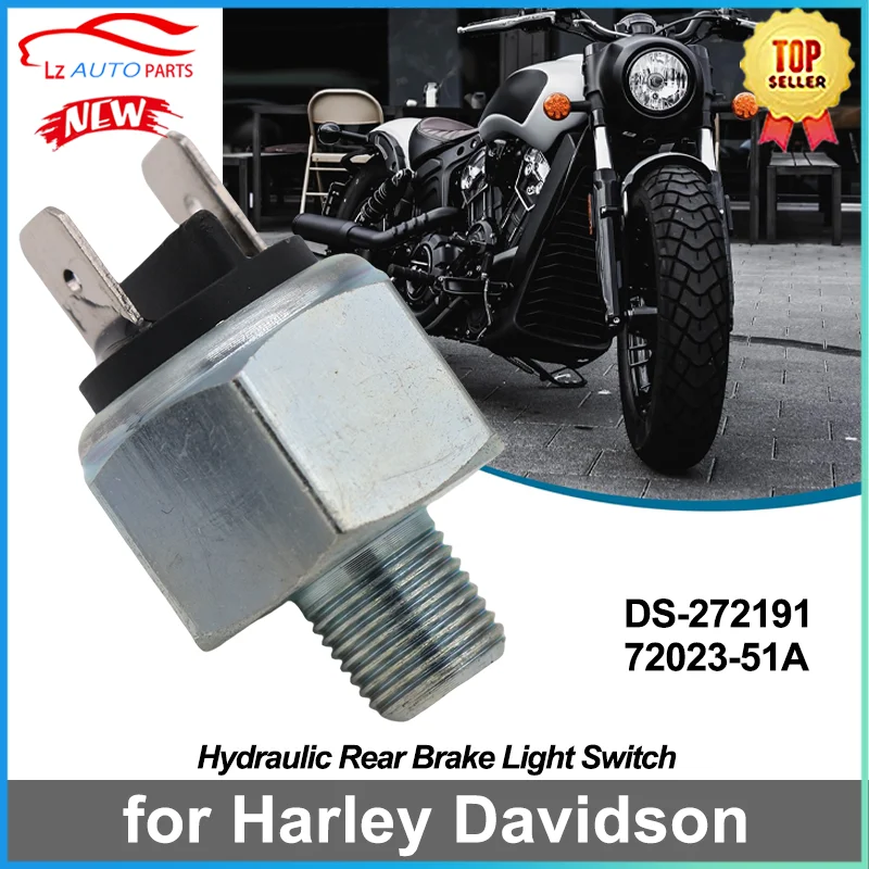 오토바이 유압 후방 브레이크 라이트 스위치 DS-272191 72023-51A Harley Davidson Dyna Sportster Softail DS272191 7202351A