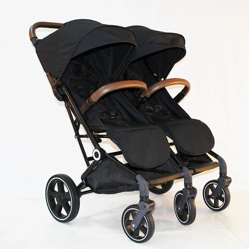 Brightbebe-Poussette Bumoustique Légère et de Luxe pour Bébé, Landau de 22kg pour Deux Bébés, Bon Marché, Vente en Gros