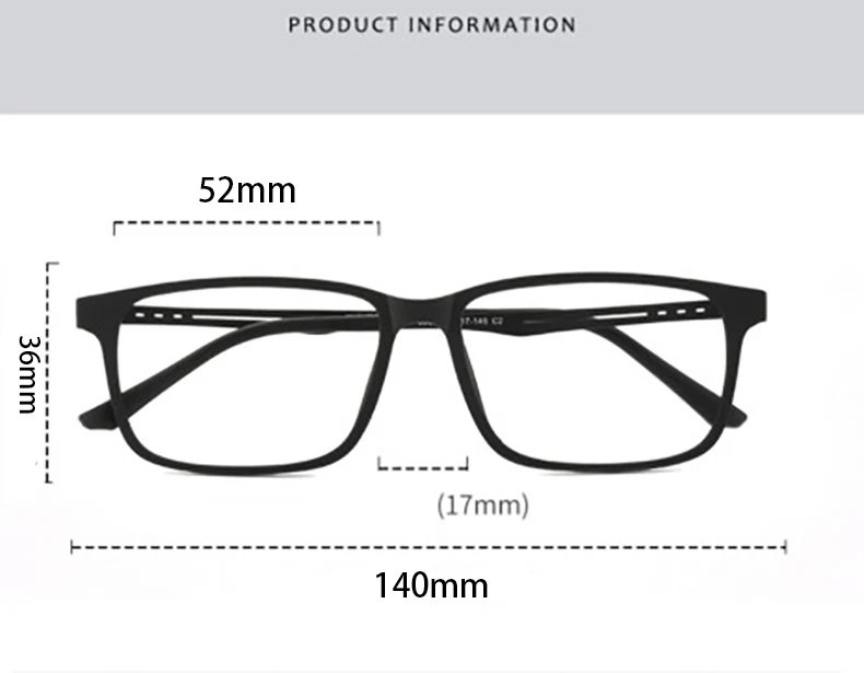 Kann Blume Mode Lesebrille Männer Metall Brillen Rahmen Für Männer Blau Licht Blcoking Gläser – Detail 3