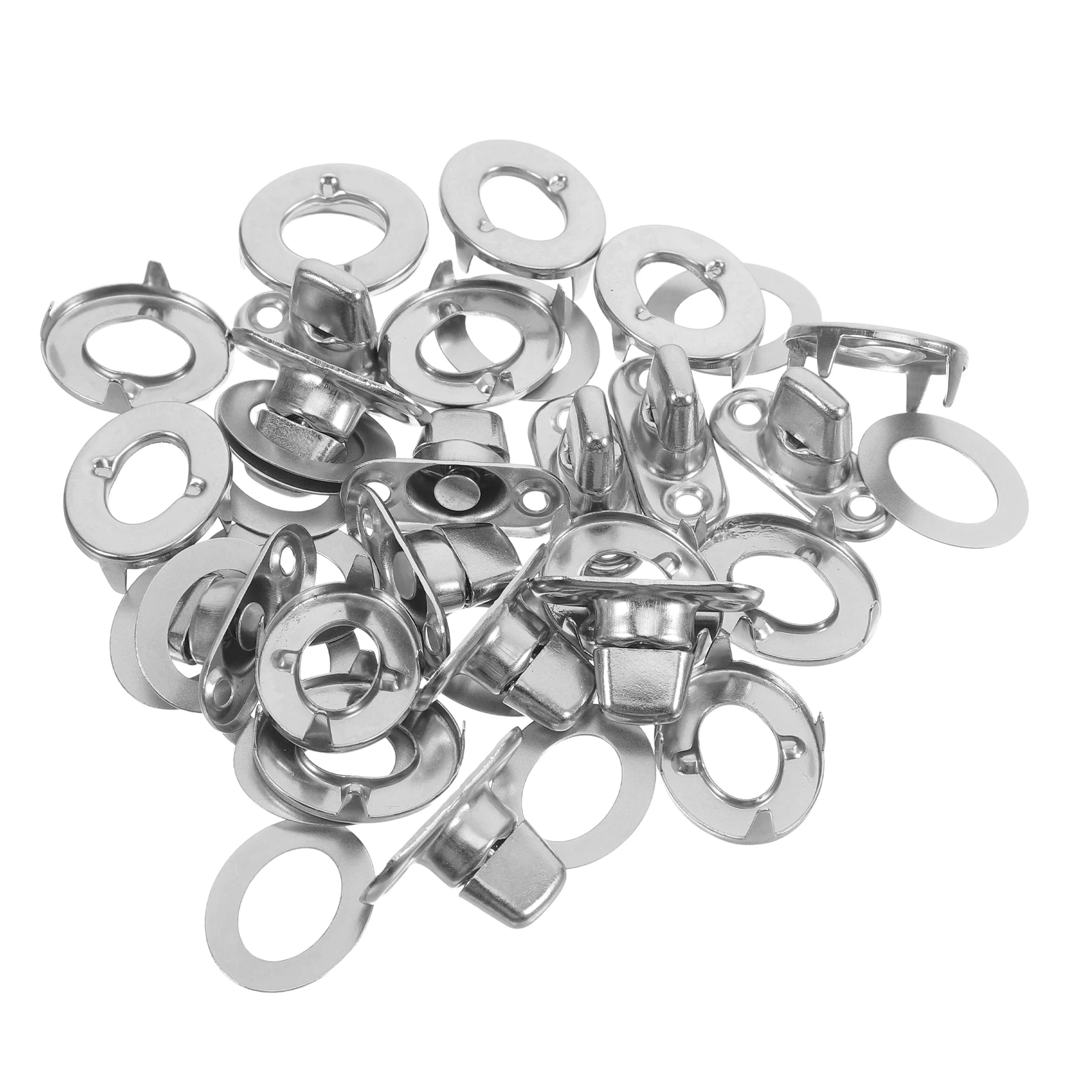 

10Sets Rotating Button Fasteners Metal Snap Fastening for Furniture Electronics Upholstery Canvas Marine Rigging Stable Secure