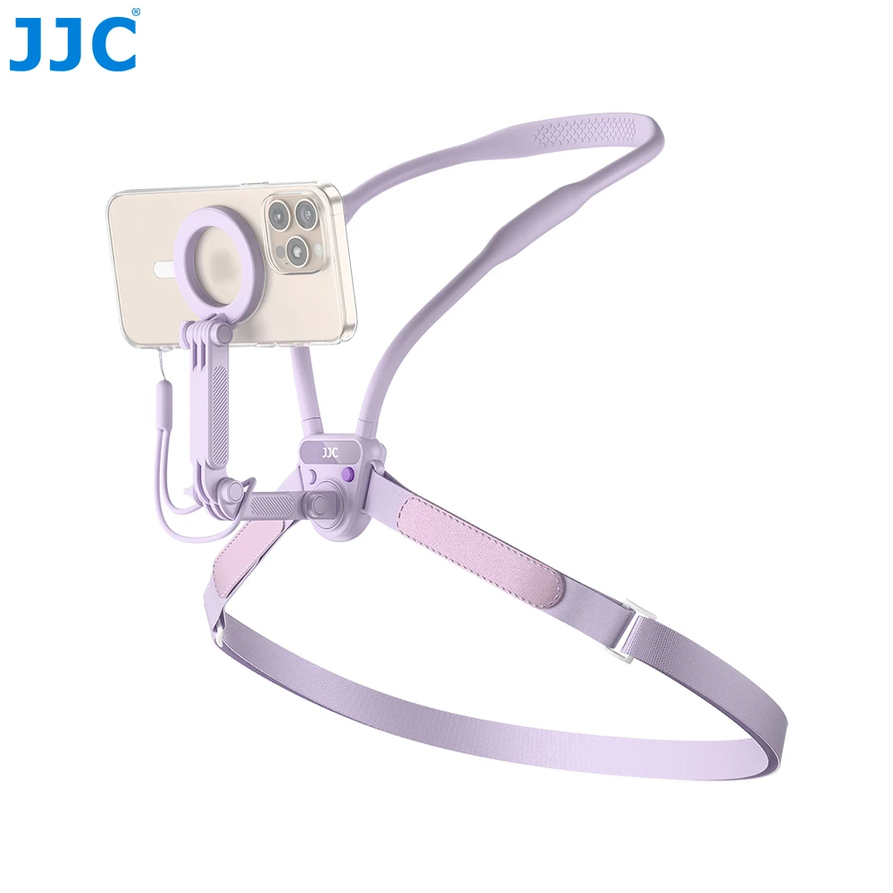 Dudukan Leher Magnetik untuk Ponsel Pintar/Kamera Aksi Dudukan Leher Rilis Cepat untuk DJI Action 5 4 Go Pro Hero 13 12 Insta360 Ace Pro