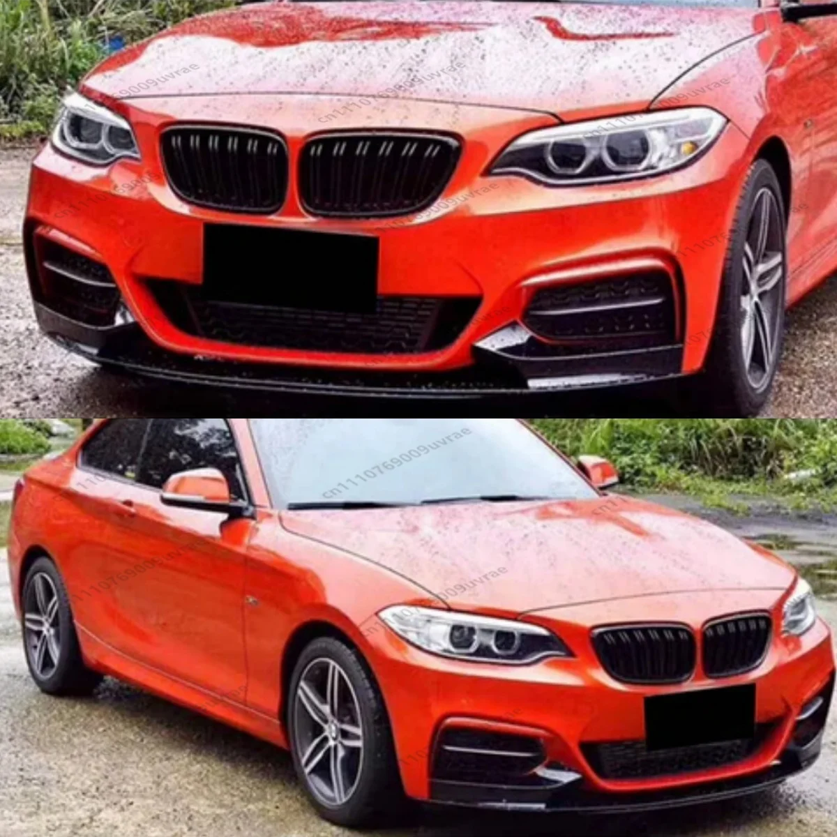 

M Performence Style Front Splitter & Bumper Corner for BMW 2 Series F22 F23 M Sport 2014-2022 ABS Cover Body Kits Tuning Trim