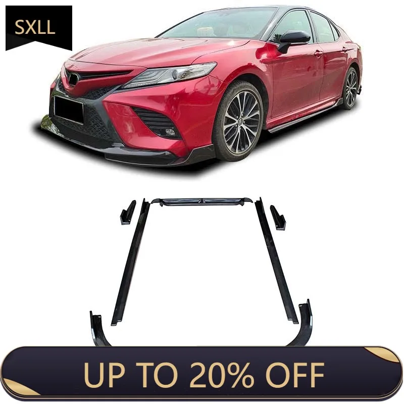 

SXLL Front Bumper Lip Sport Side Skirt Rear Diffuser ABS Material Exterior Accessories Body Kit