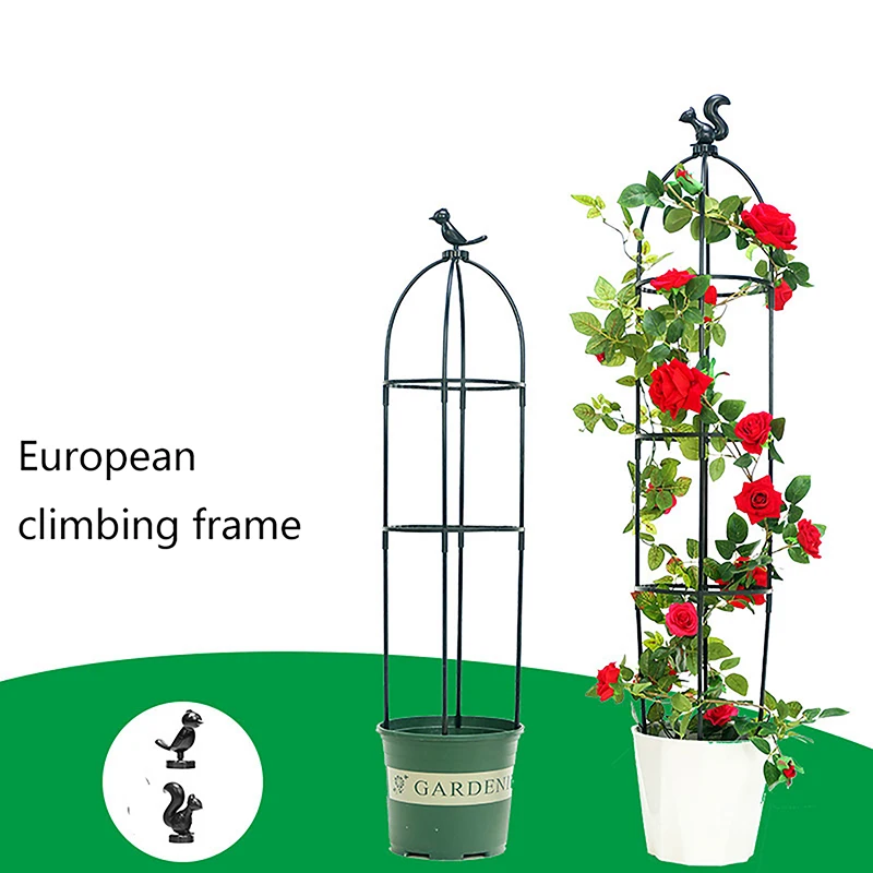 Horticultural Climbing Trellis Rose Flower Iron Wire Lotus Flower Bracket Plant Climbing Trellis Support Rod