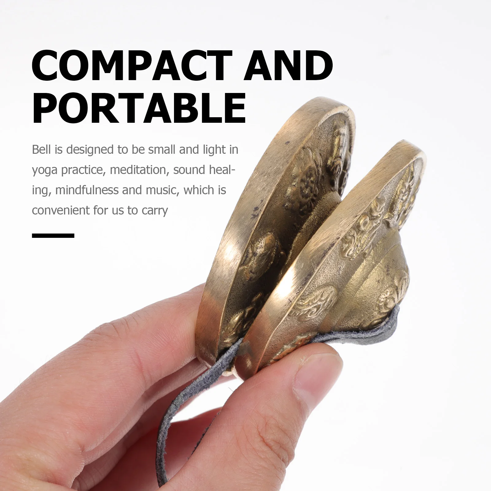 

The Bell Instrument Cymbals Chimes Brass Meditation Yoga Accessories