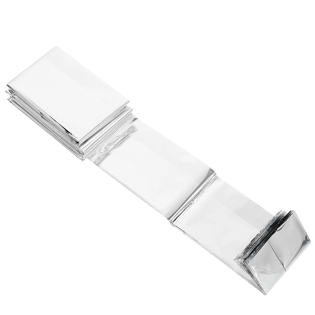 

6Pcs Emergency Blanket Outdoor Survival Thermal Insulation Camping Supplies Waterproof Heat Retention Reflective Film Blanket