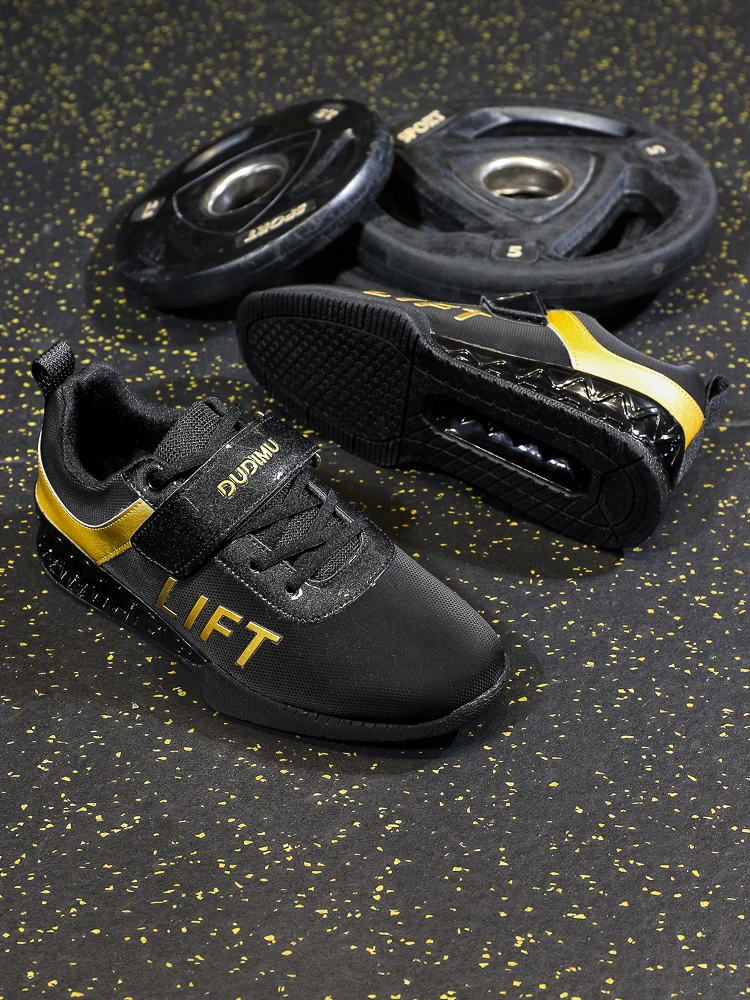 Hot Men's Weightlifting Shoes Men's Bodybuilding Deep Squat Weightlifting Shoes Gym Training Weightlifting Shoes