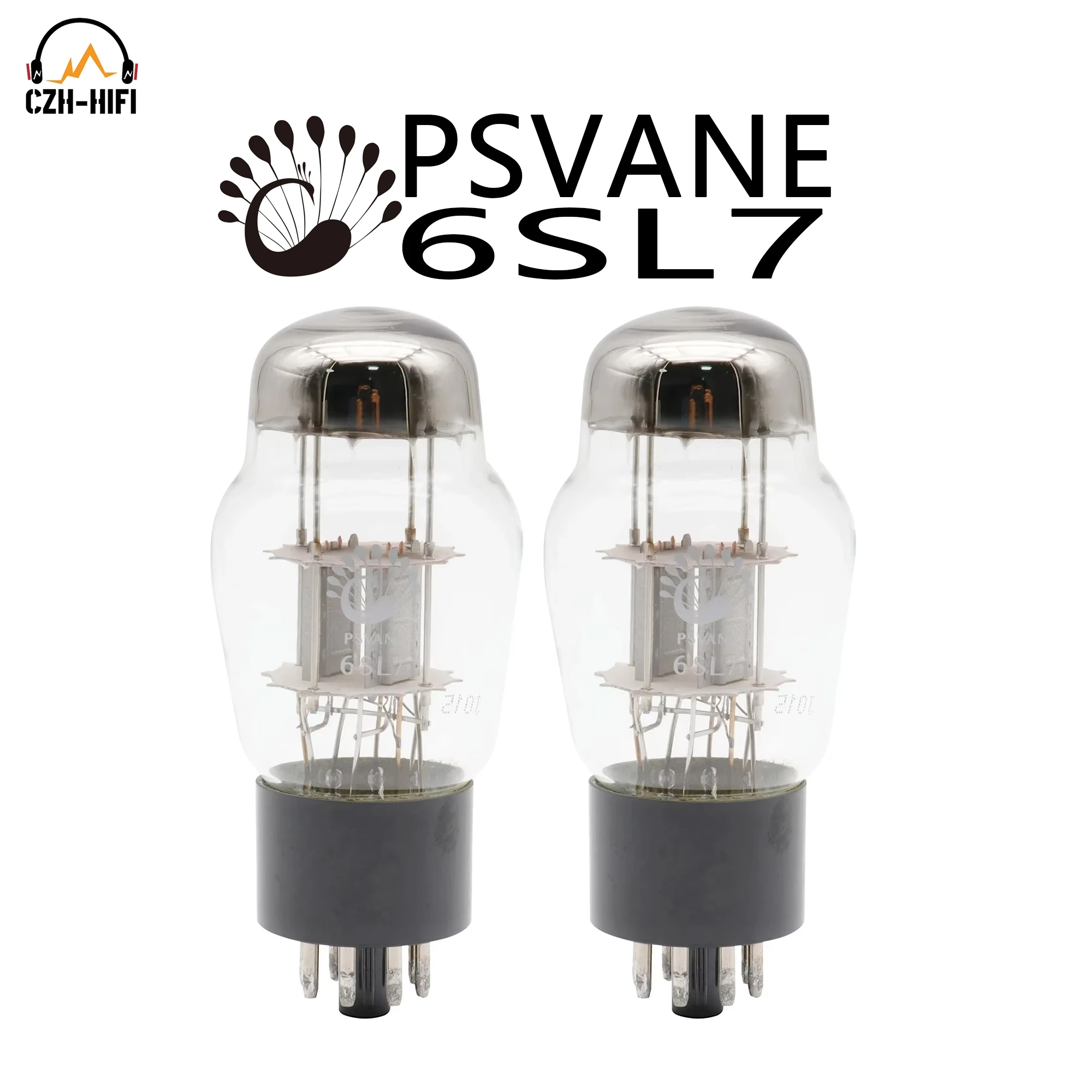 Psvane 6SL7 HIFI Vacuum Tube Replace Shuguang Mullard Fullmusic 6H9C ECC35 5691 6N9P Amplifier DIY Kit Matched Tested