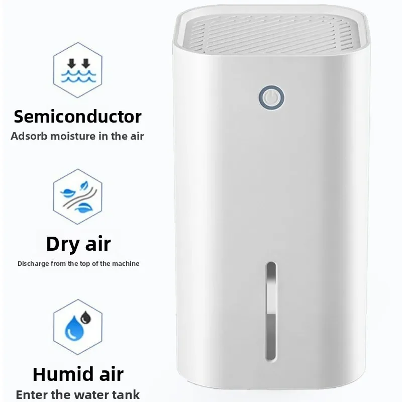 850ML Household Dehumidifier, Small Bedroom Dryer, Indoor Moisture-proof Moisture-absorbing Dehumidifier Automatic Shutdown