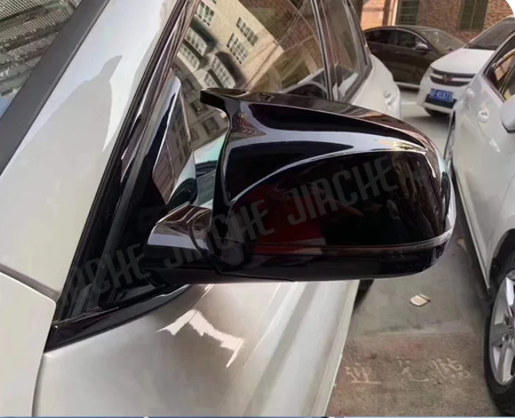 

Глянцевая черная крышка заднего бокового зеркала для BMW X5 G05 2019+ Стайлинг автомобиля 2 шт./компл. крышки зеркала заднего вида автомобиля