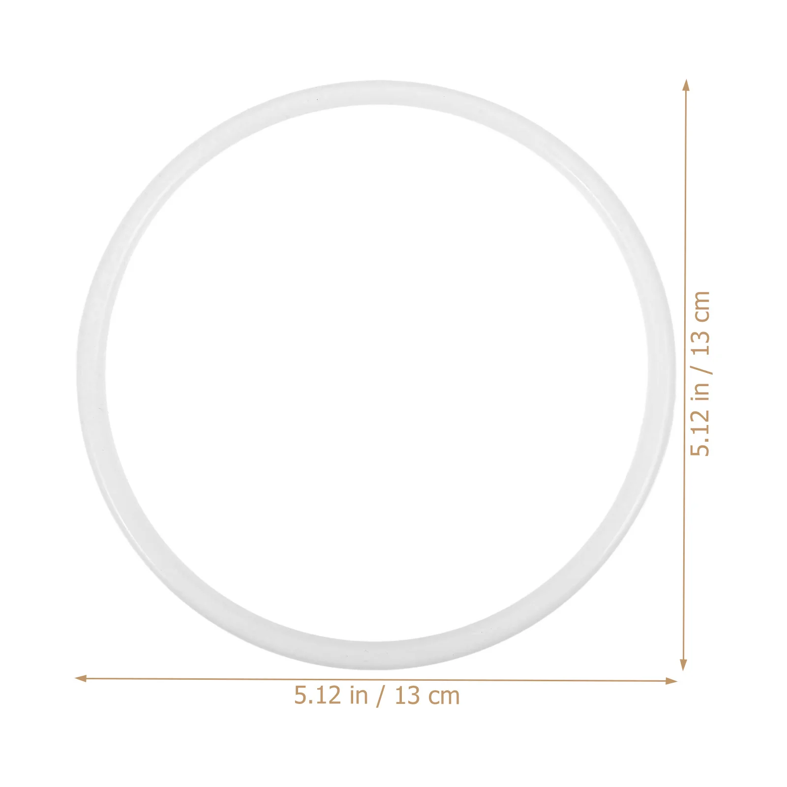 

20pcs Dreamcatcher Craft Kit 13Cm White Plastic Circle Hoops Diy Macrame Ring For Wall Hanging Mandala Decor Diy Dreamcatcher