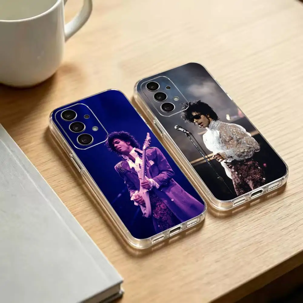 Singer P-Prince R-Rogers Nelson   Transparent Phone Case For Samsung S25 S24 S23 S22 S21 S20 Ultra Plus FE Lite Note