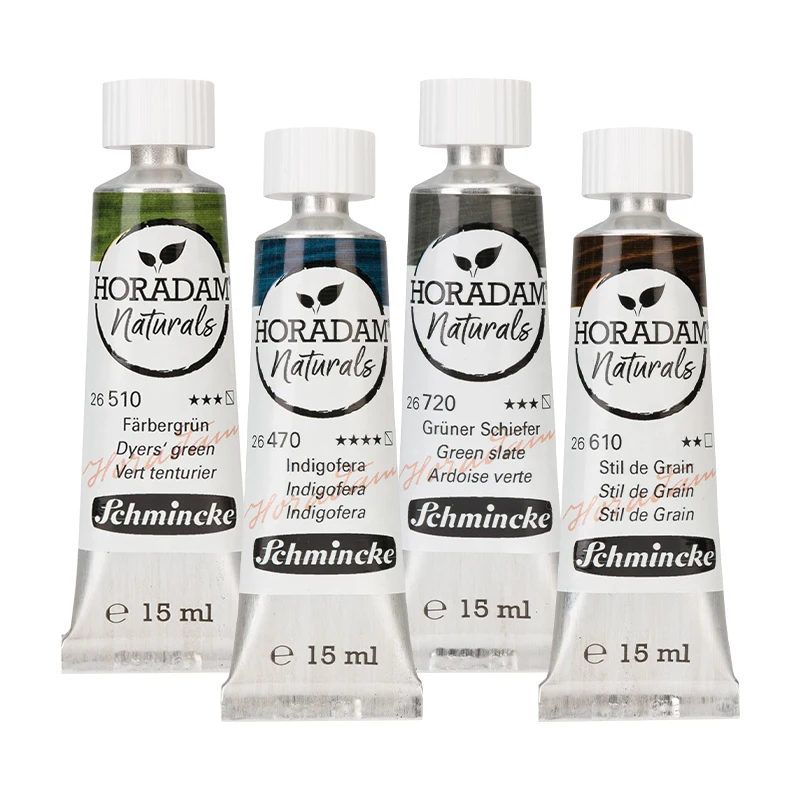 Imagem -05 - Schmincke Horadam Conjunto de Pintura Aquarela Série Natureza Orgânica Arte Profissional Suprimentos Tubo 15ml Novo 2023