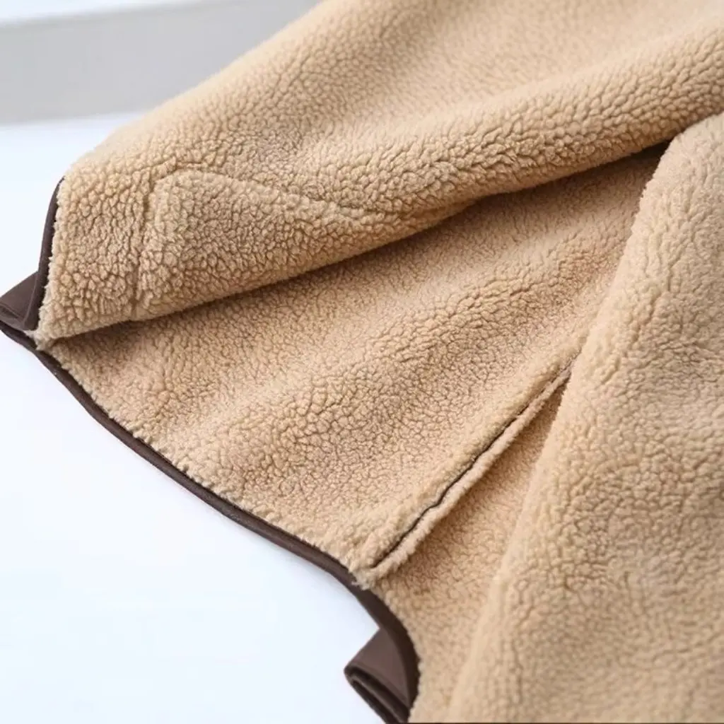 겨울 여성 캐주얼 양면 라펠 재킷 코트 양털 혼방 유럽 미국 스타일 도매